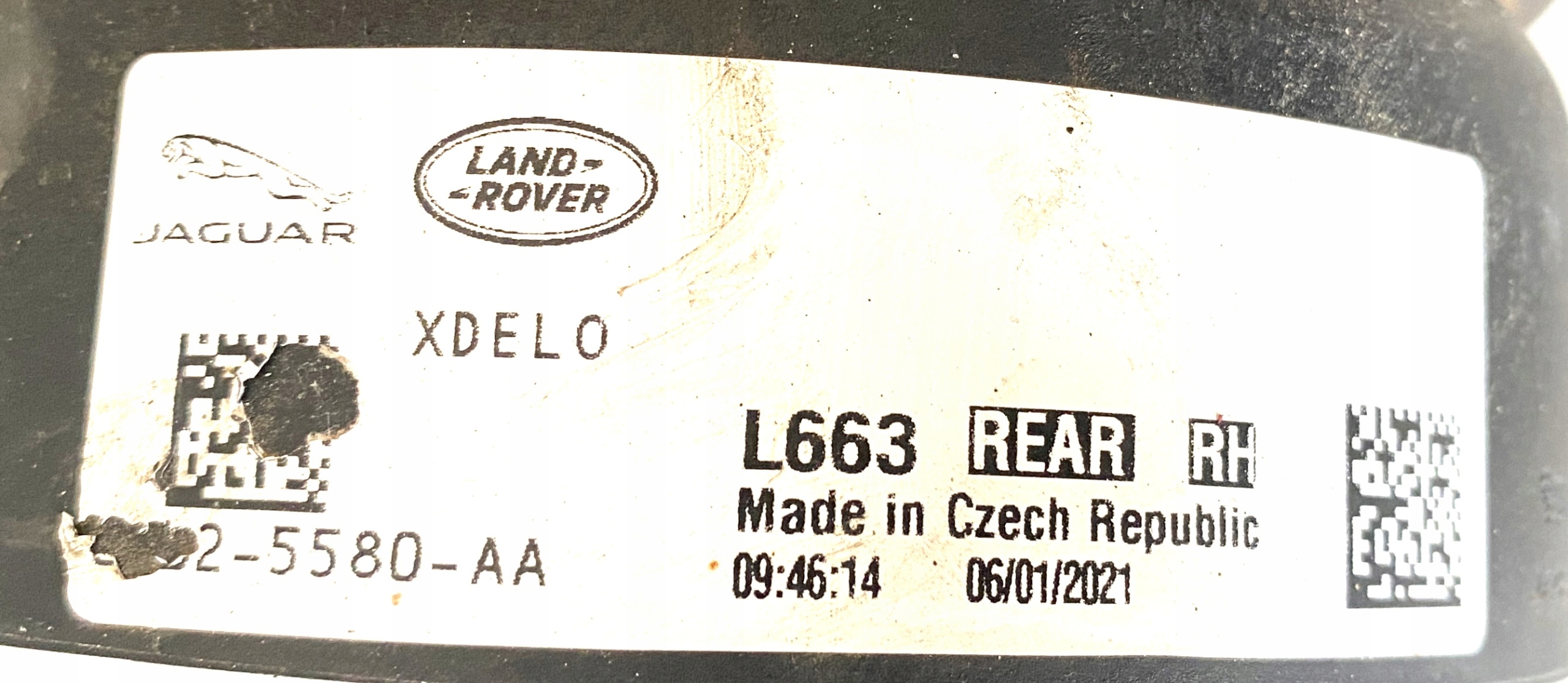 airbag rear part rear springing right LAND ROVER DEFENDER OE