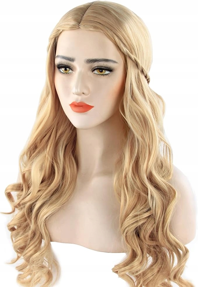 Discoballová dámská blond paruka