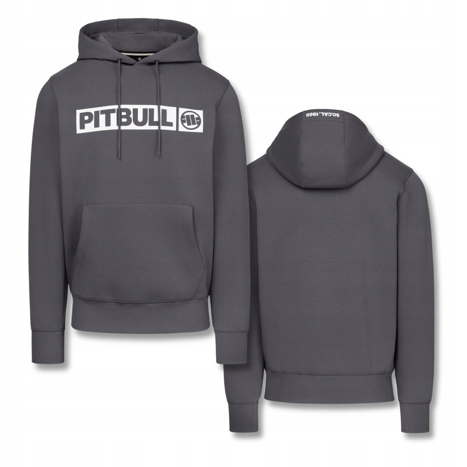 Pánská mikina s kapucí Pitbull, kapsa klokanka Charger