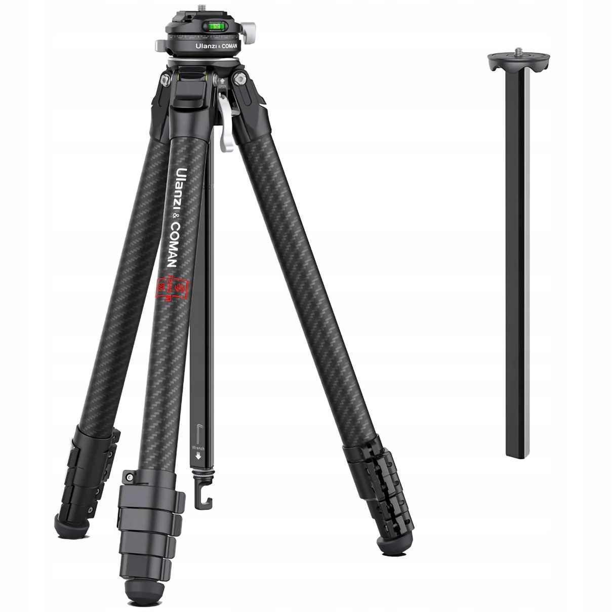 Karbonový robustní stativ s panoramatickou hlavou Ulanzi a Coman Zero F38
