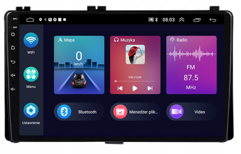 Rádio Navigácia Gps Android Toyota Auris Corolla 2013-2018 Usb Wifi 2/64 Gb