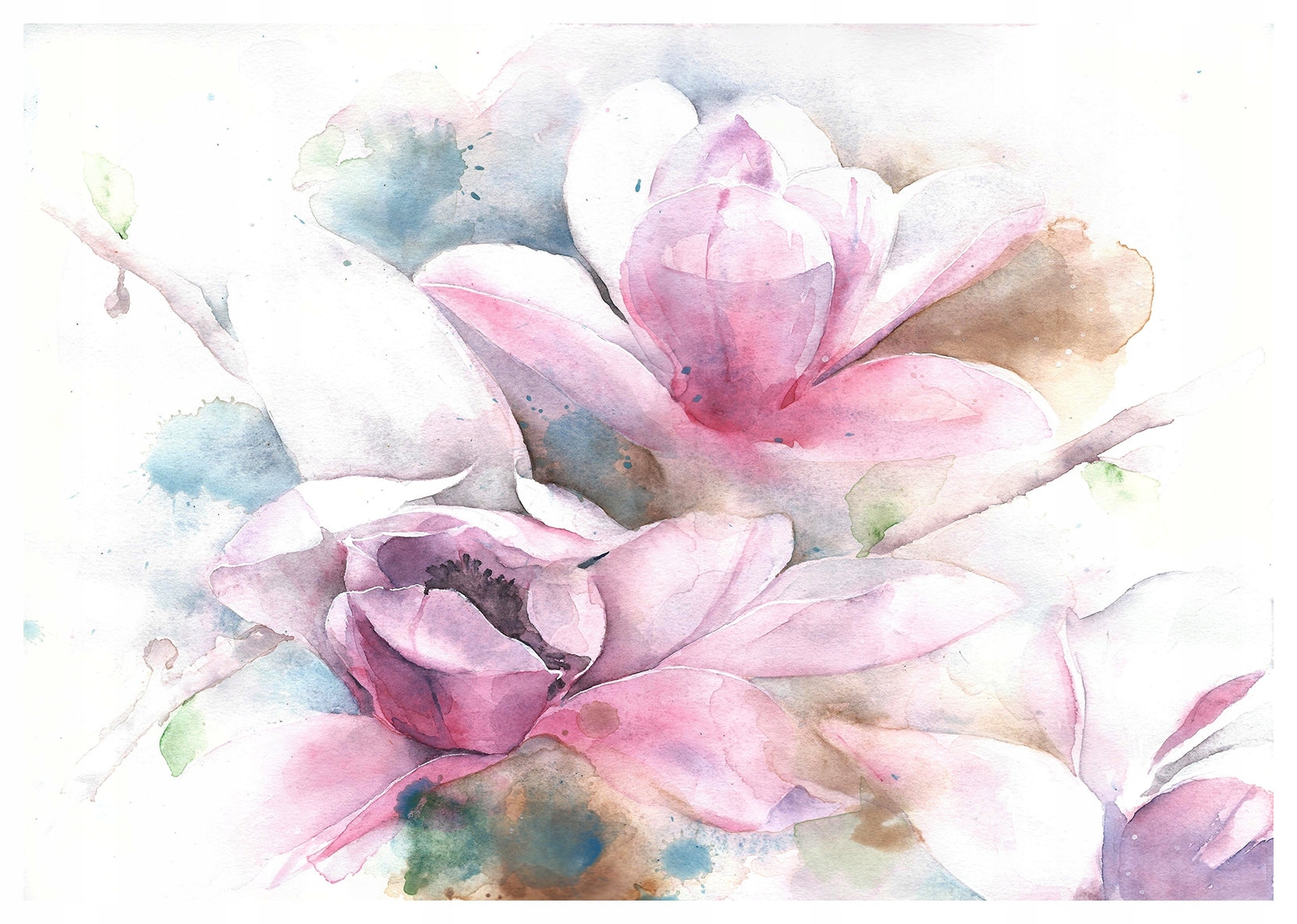 Fototapeta Magnólia na stenu harmónia v škandinávskom štýle 368x280 lepidlo