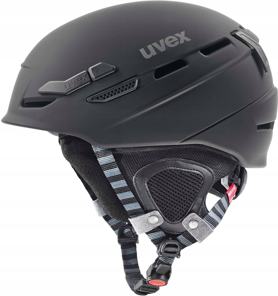 Lyžařská přilba Uvex P.8000 Tour 55-59 cm Skitour Black Mat