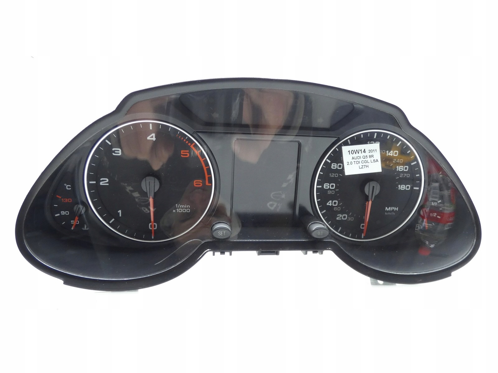 dials clock dials display AUDI Q5 8R 2.0 TDI CGL 8R0920981H