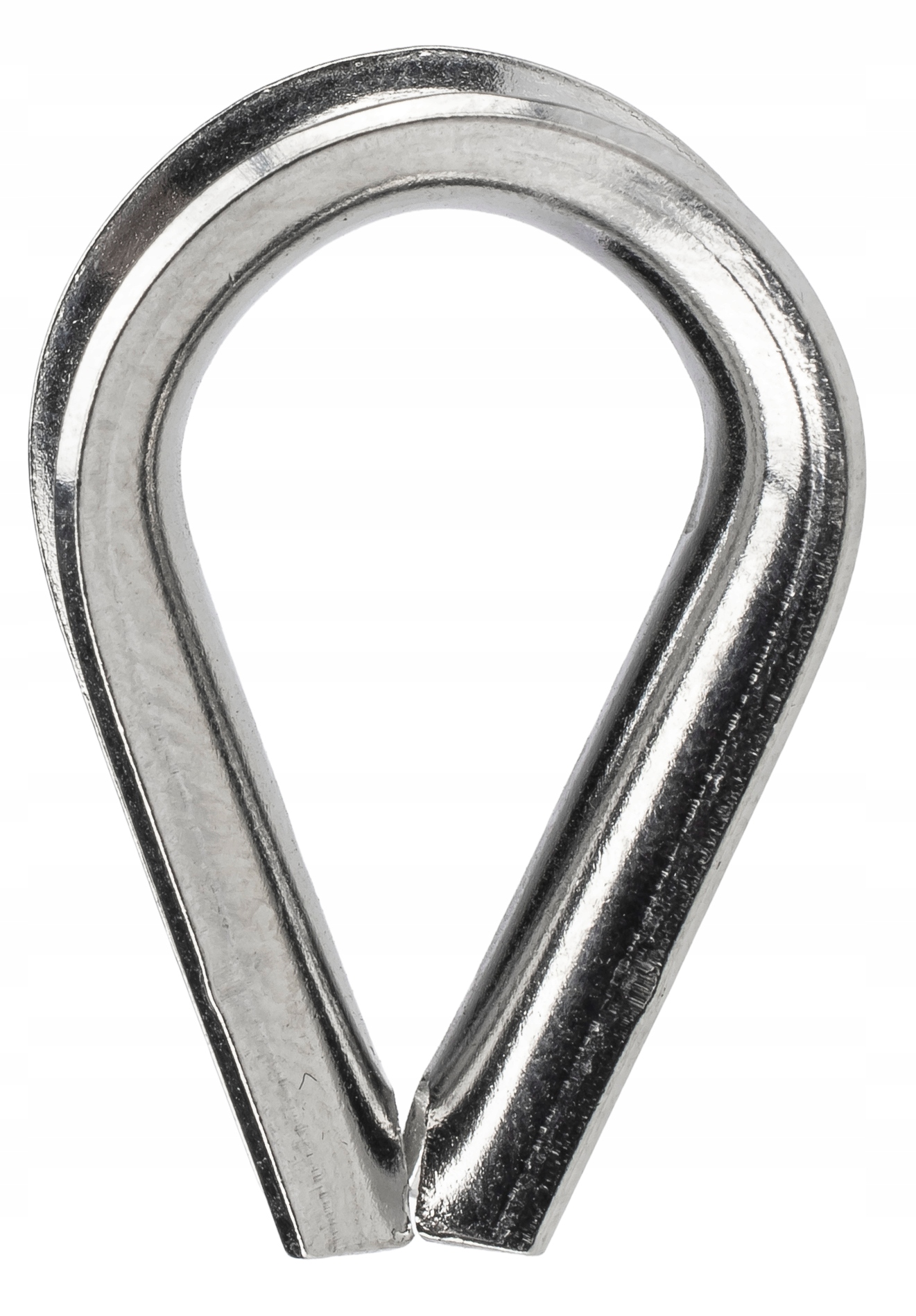 KAUSZA ŁEZKA NIERDZEWNA DO LINY STALOWA KWASOODPORNA 5 MM SERCÓWKA 1 SZTUKA Stan opakowania oryginalne