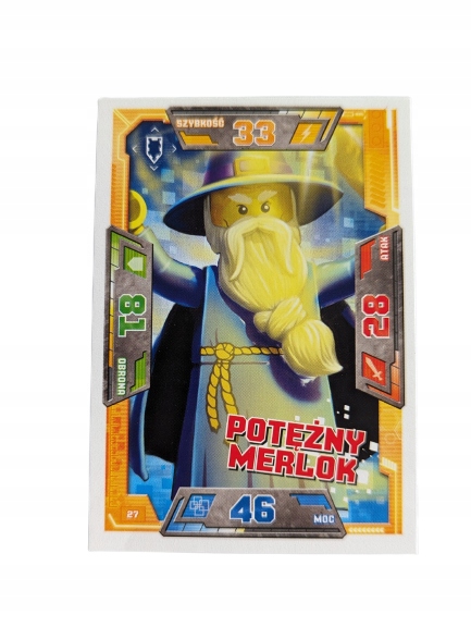 Karta Lego Nexo Knights Seria 1 Numer 027