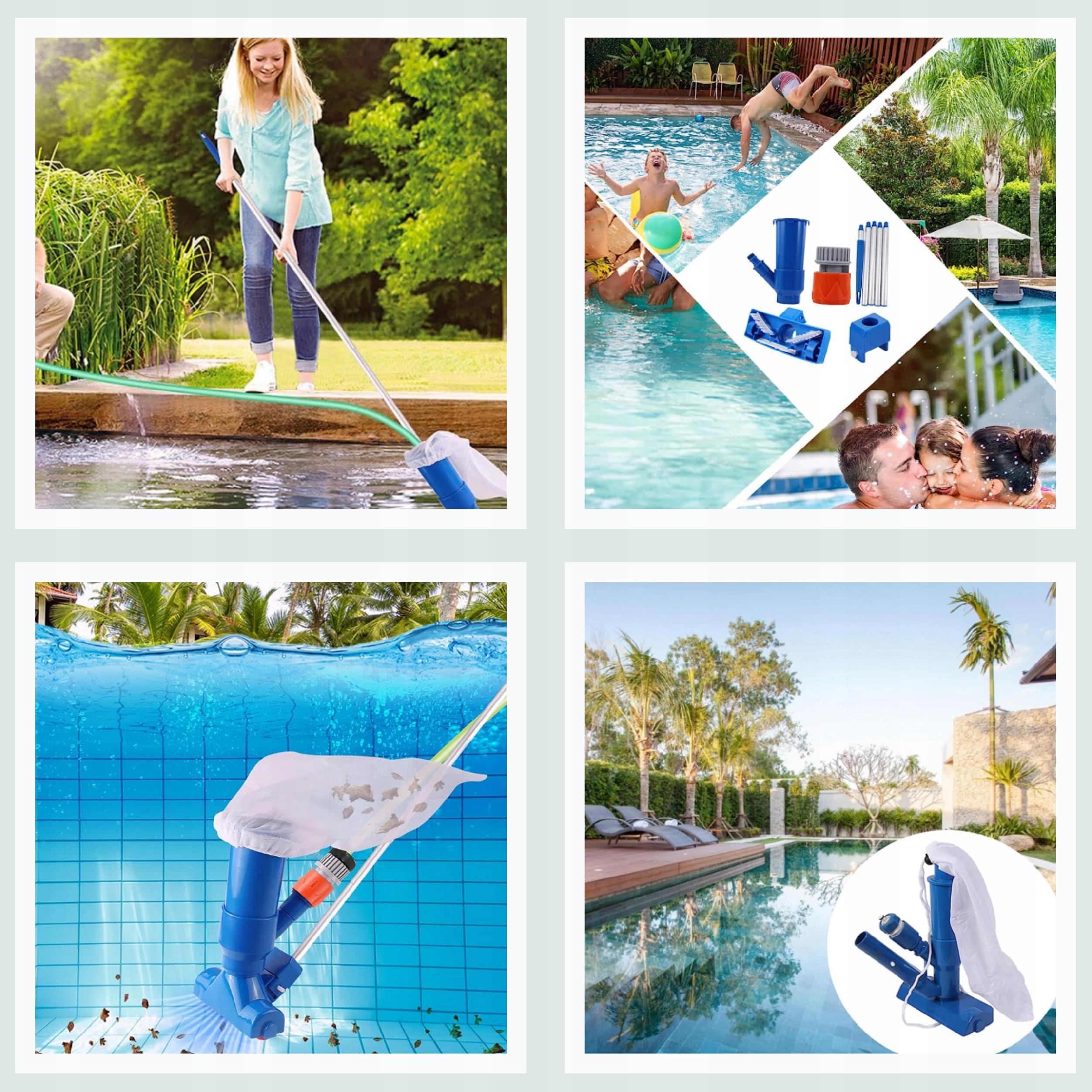 ODKURZACZ ZESTAW DO CZYSZCZENIA BASENÓW SIATECZKA Model WL-EN70