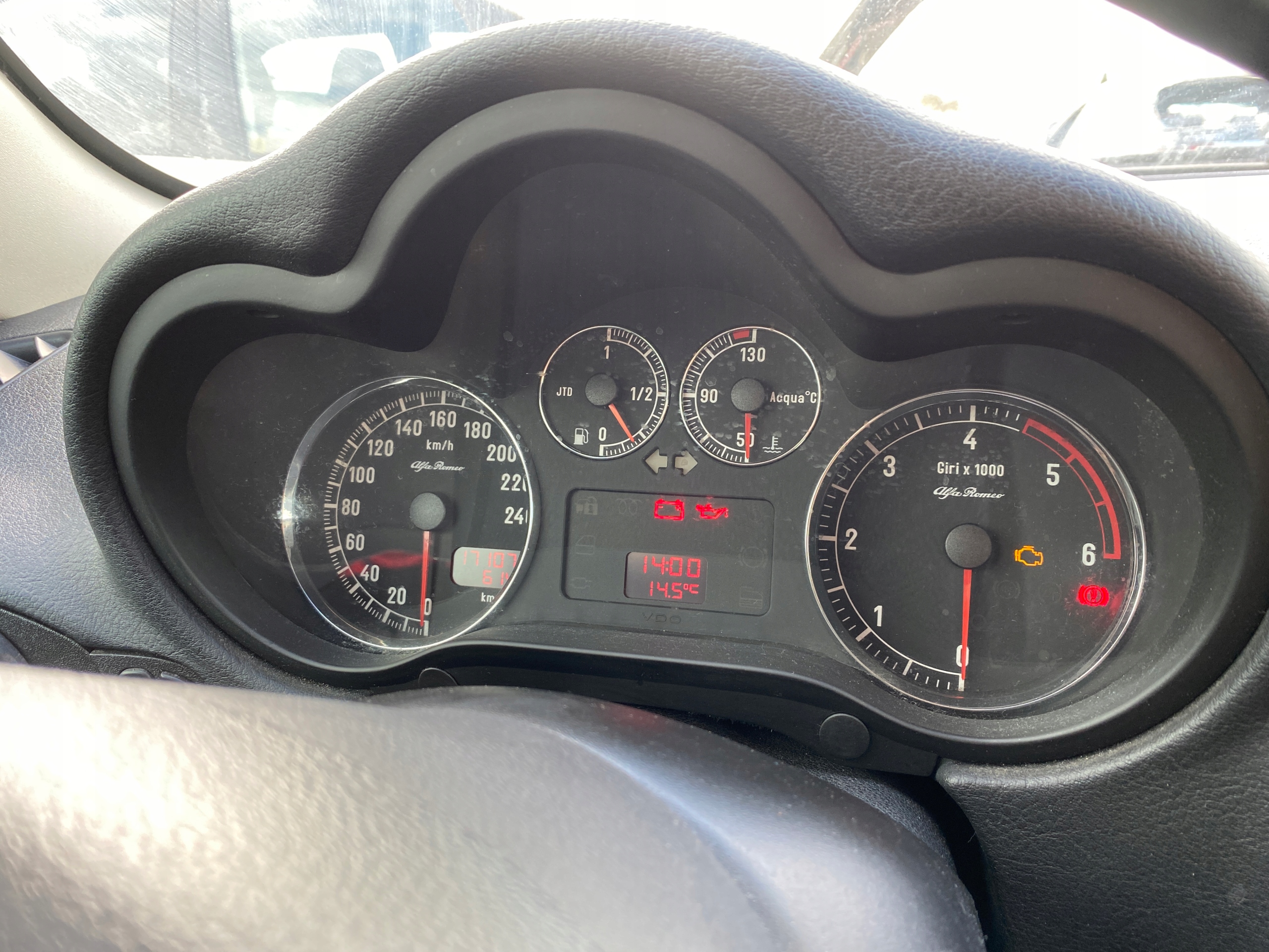 Alfa Romeo 147 FL 00-10 dials dials tachometer 1.9 JTD 171 075 km
