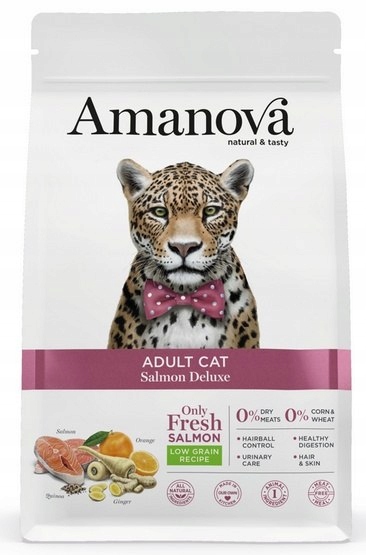 Levně Amanova Cat Adult Salmon Deluxe losos 1,5 kg