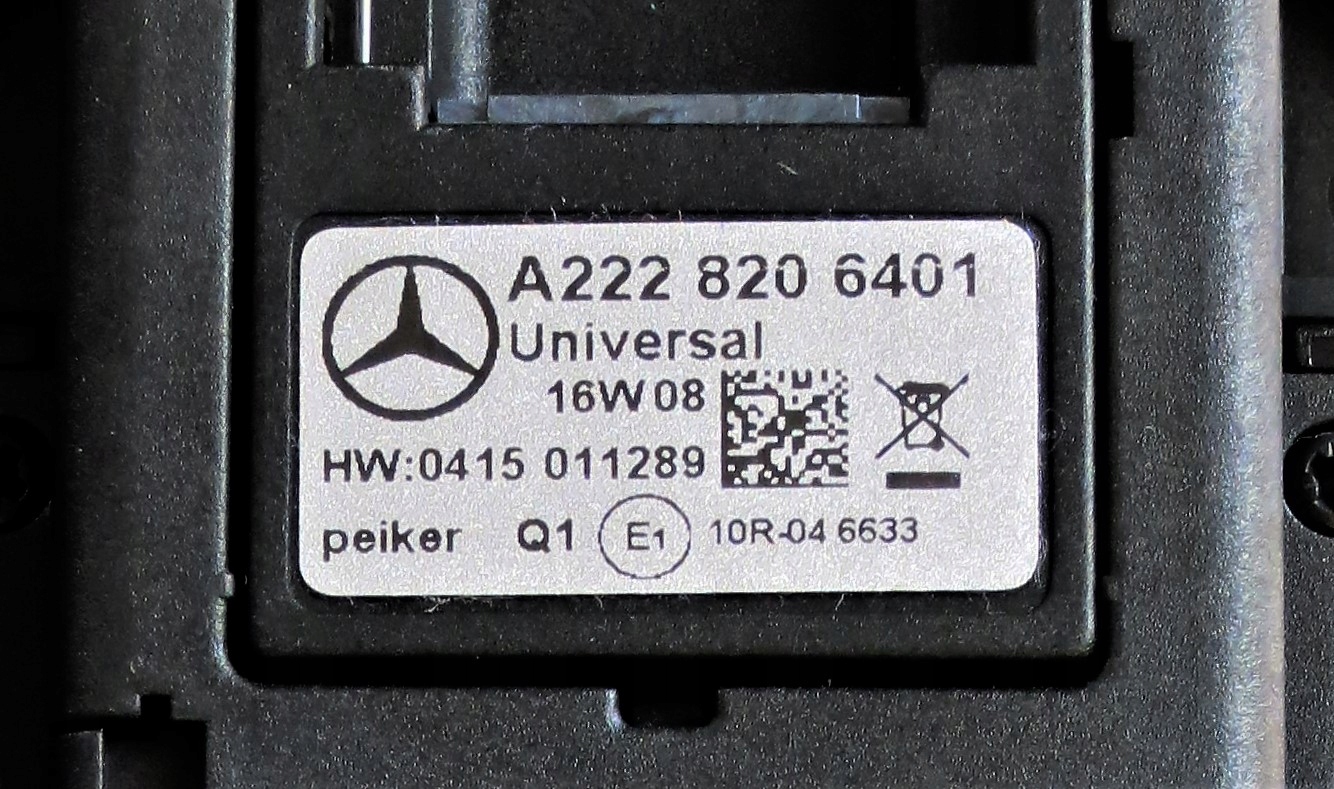 Oryginalny uchwyt do telefonu Mercedes A2228206401 Rodzaj do tabletów