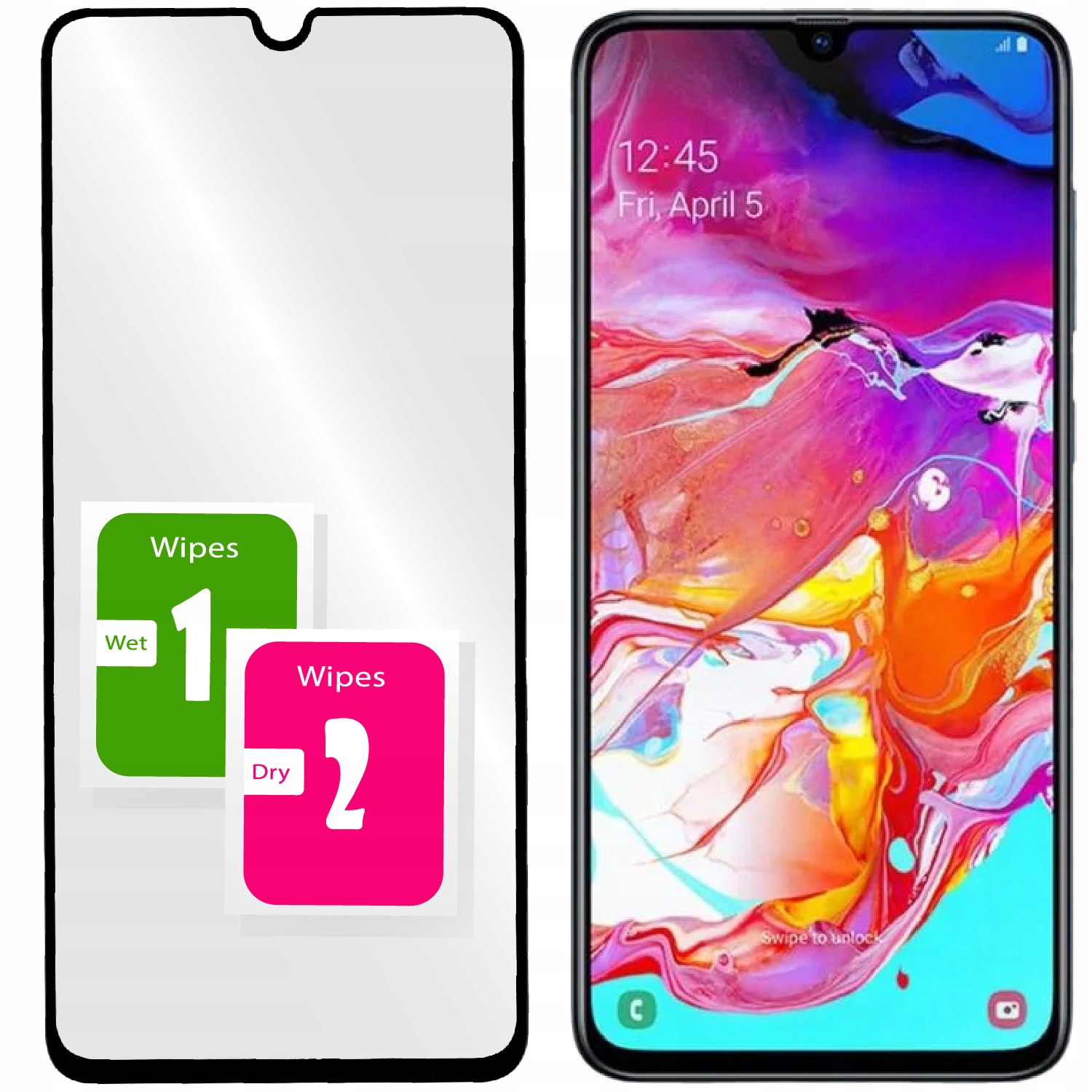 

Szkło Hartowane do Samsung Galaxy A70 Cały Ekran