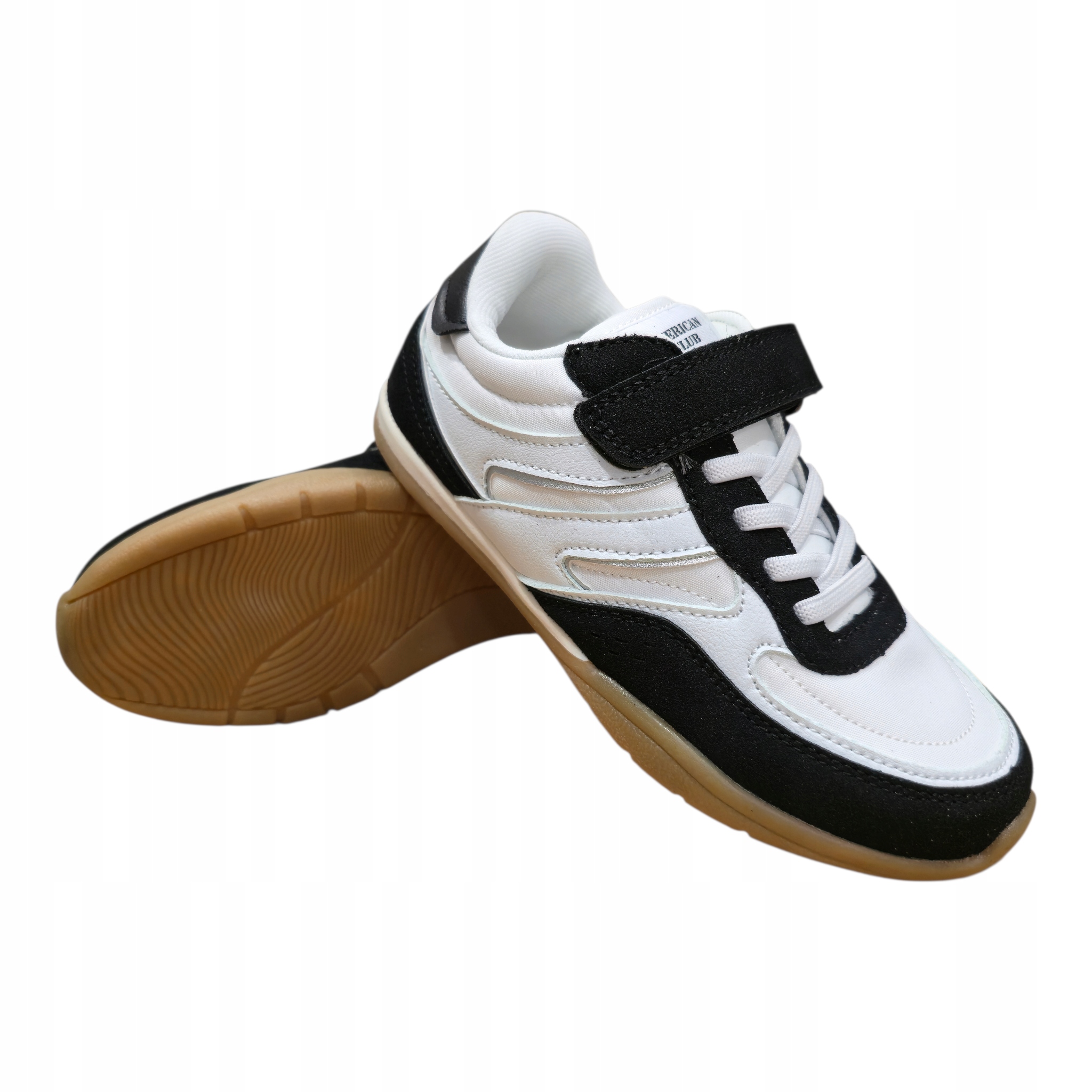 Buty Sportowe Z Tkaniny Adidaski Z Wkładką Skórzaną Lekkie Sneakersy 35