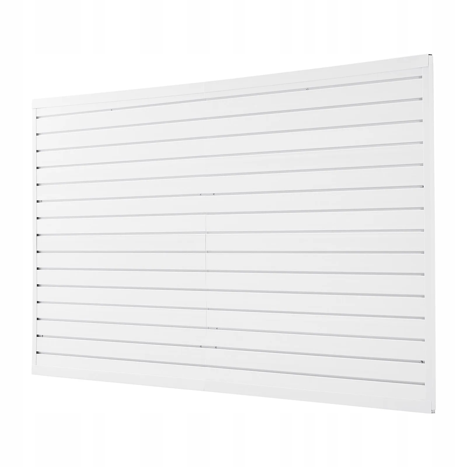 Pvc nástěnný panel 240 x 122,5 cm s příslušenstvím, bílý pro garáž a výstavu