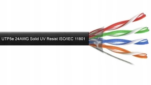 Kabel przewód Skrętka Uv RJ45 305m Utp karton(4617