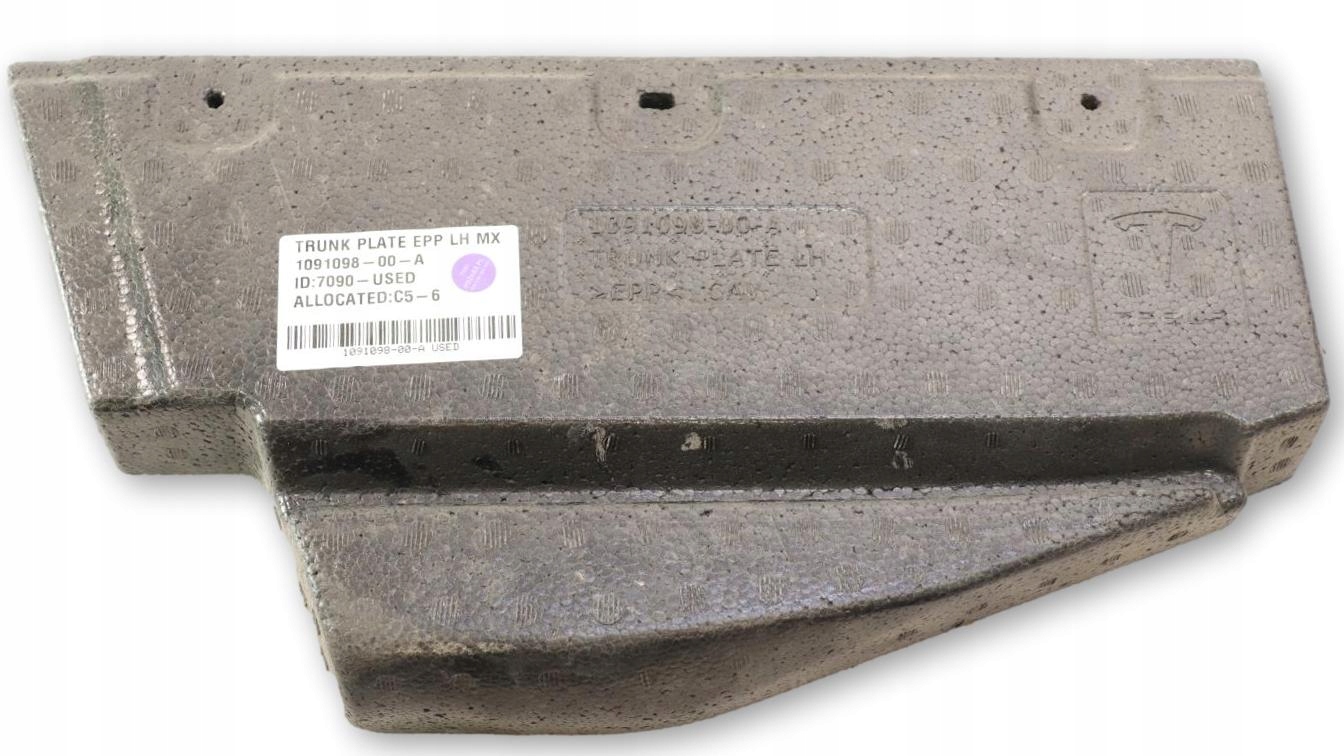 1091098-00-A - TESLA MODEL X ПЕНОПОЛИСТИРОЛ БАГАЖНИК ЛЕВЫЙ