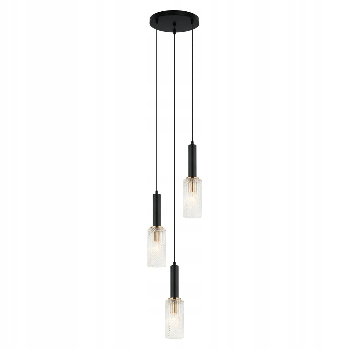 Závěsná lampa Italux Perola Led moderní černá