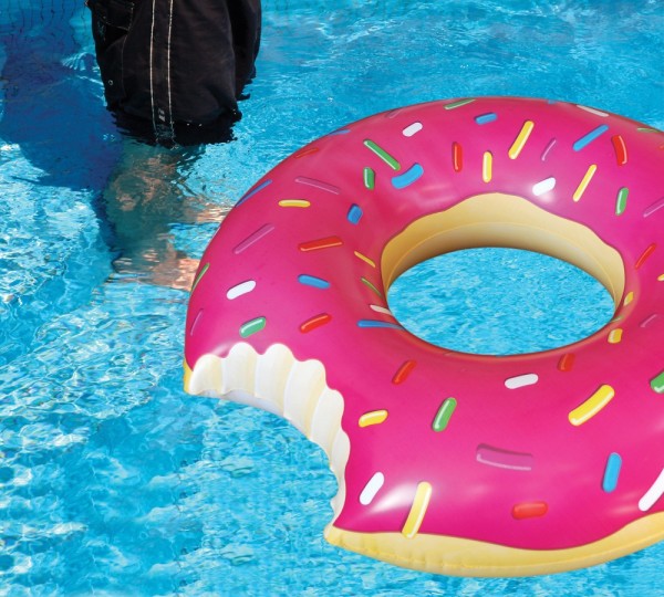 KOŁO DMUCHANE PLAŻOWE DZIECIĘCE DONUT 50cm RÓŻOWE Kod producenta KX9789_1