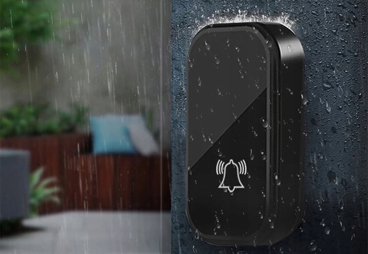 DZWONEK BEZPRZEWODOWY BEZBATERYJNY DO DRZWI FURTKI TEMPERATURA 2 PRZYCISKI Rodzaj bezprzewodowe