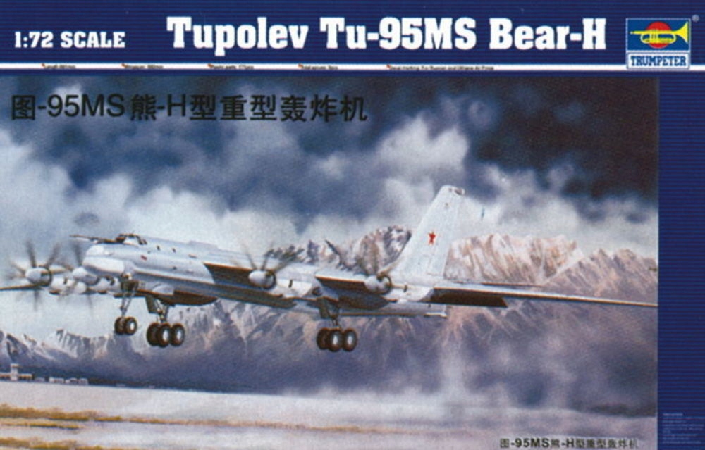 Tupolev Tu-95 Ms Bear-H Trumpeter 01601 v měřítku 1/72