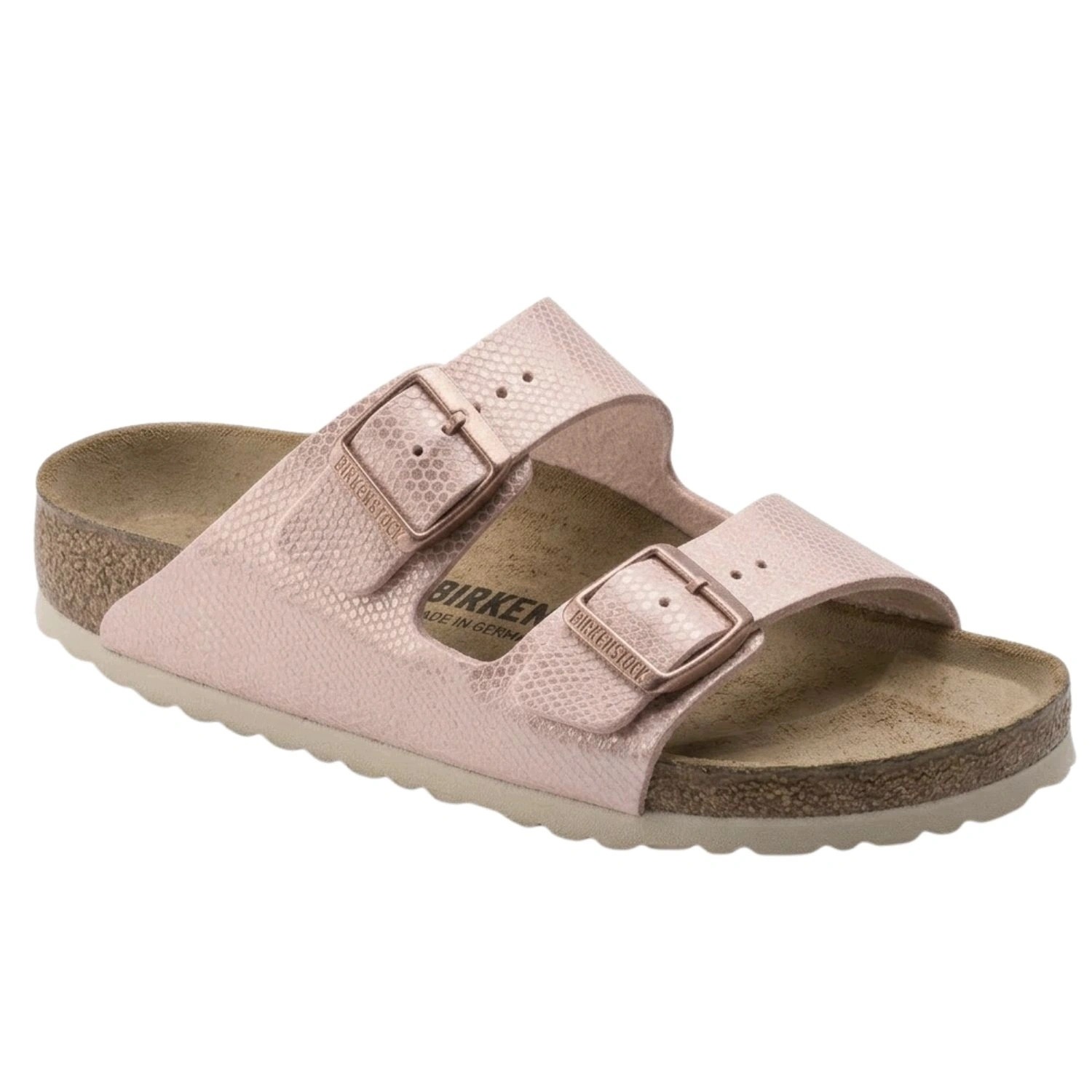 Nazouváky pantofle Birkenstock Arizona Bs kožené Birko-Flor růžové vel. 37
