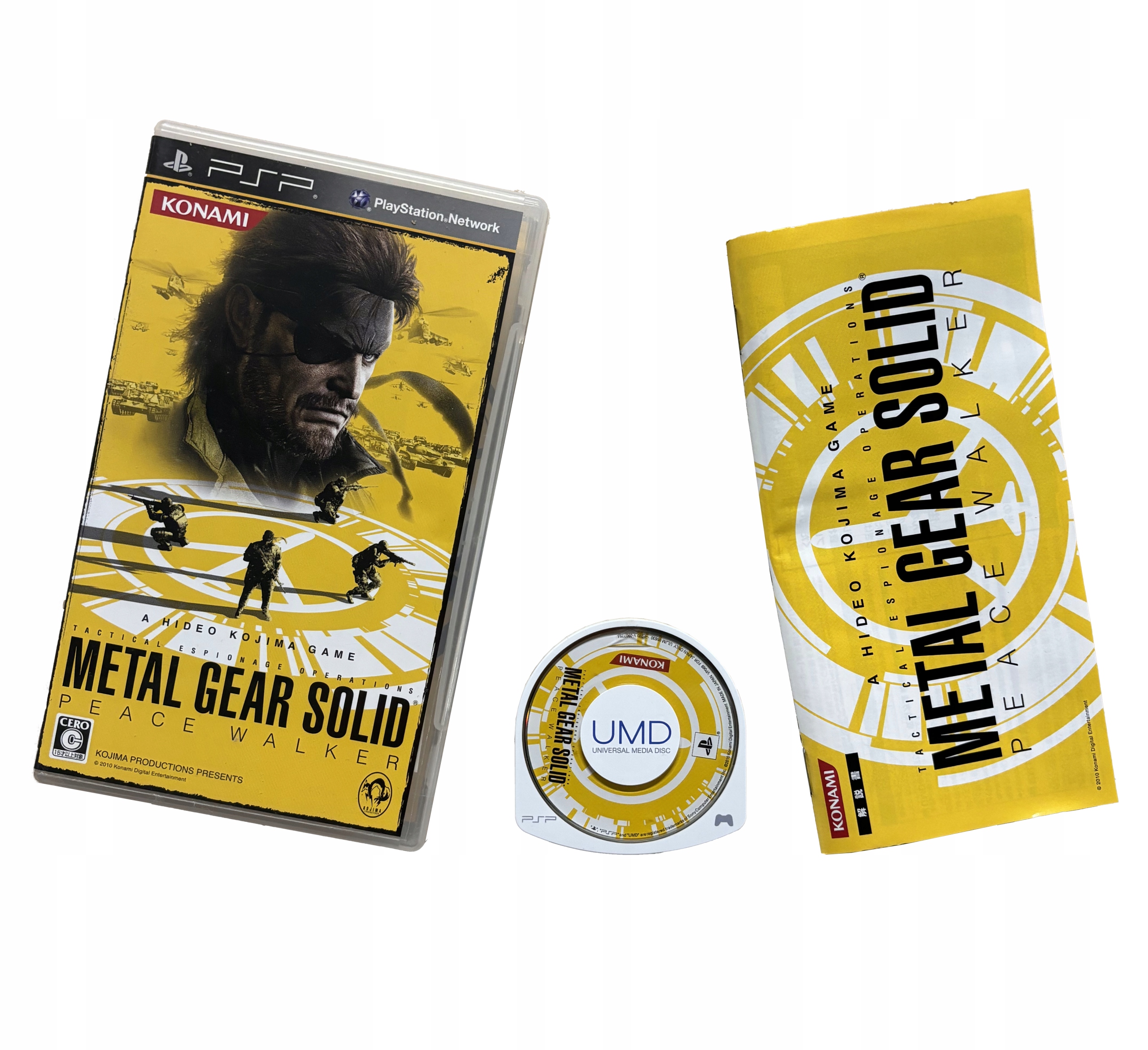 Metal Gear Solid Peace Walker PlayStation Portable PSP NTSC-J Import
