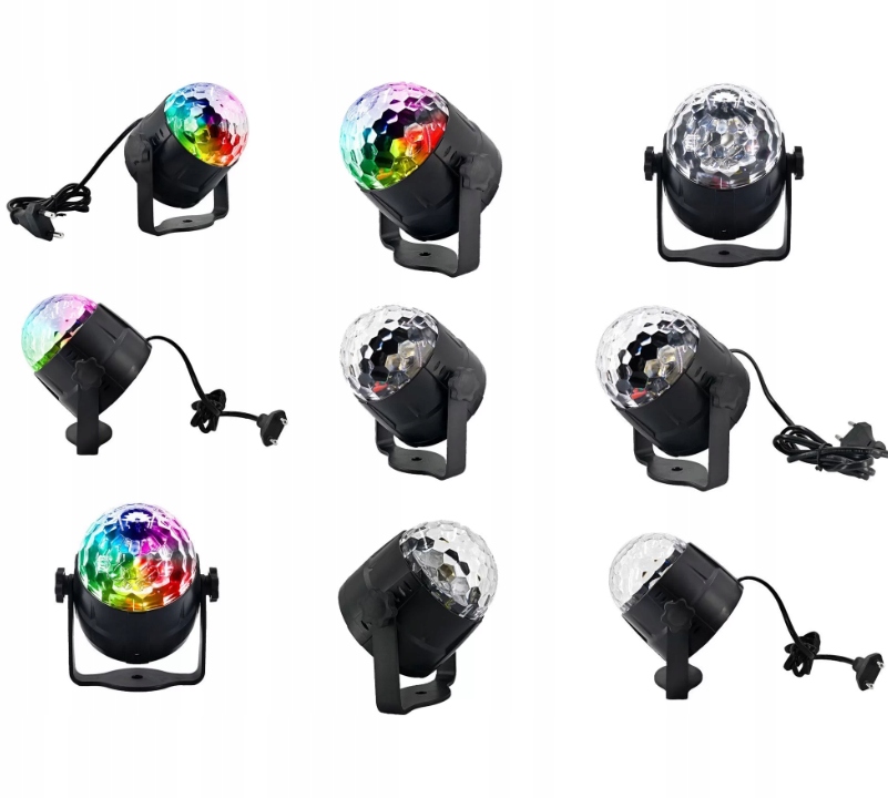 PROJEKTOR LASEROWY DISCO KULA RZUTNIK RGB +PILOT EAN (GTIN) 59298691256783