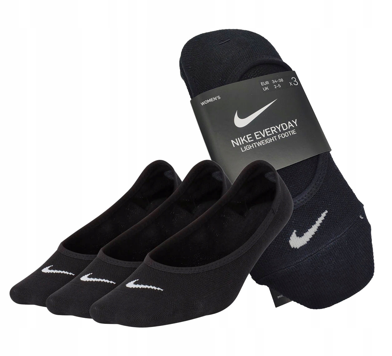 

Stopki 3 Pary Nike Lightweight SX4863010 S 34/38