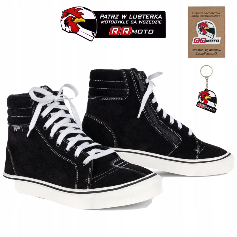 

Trampki Broger California Black/white Gratisy