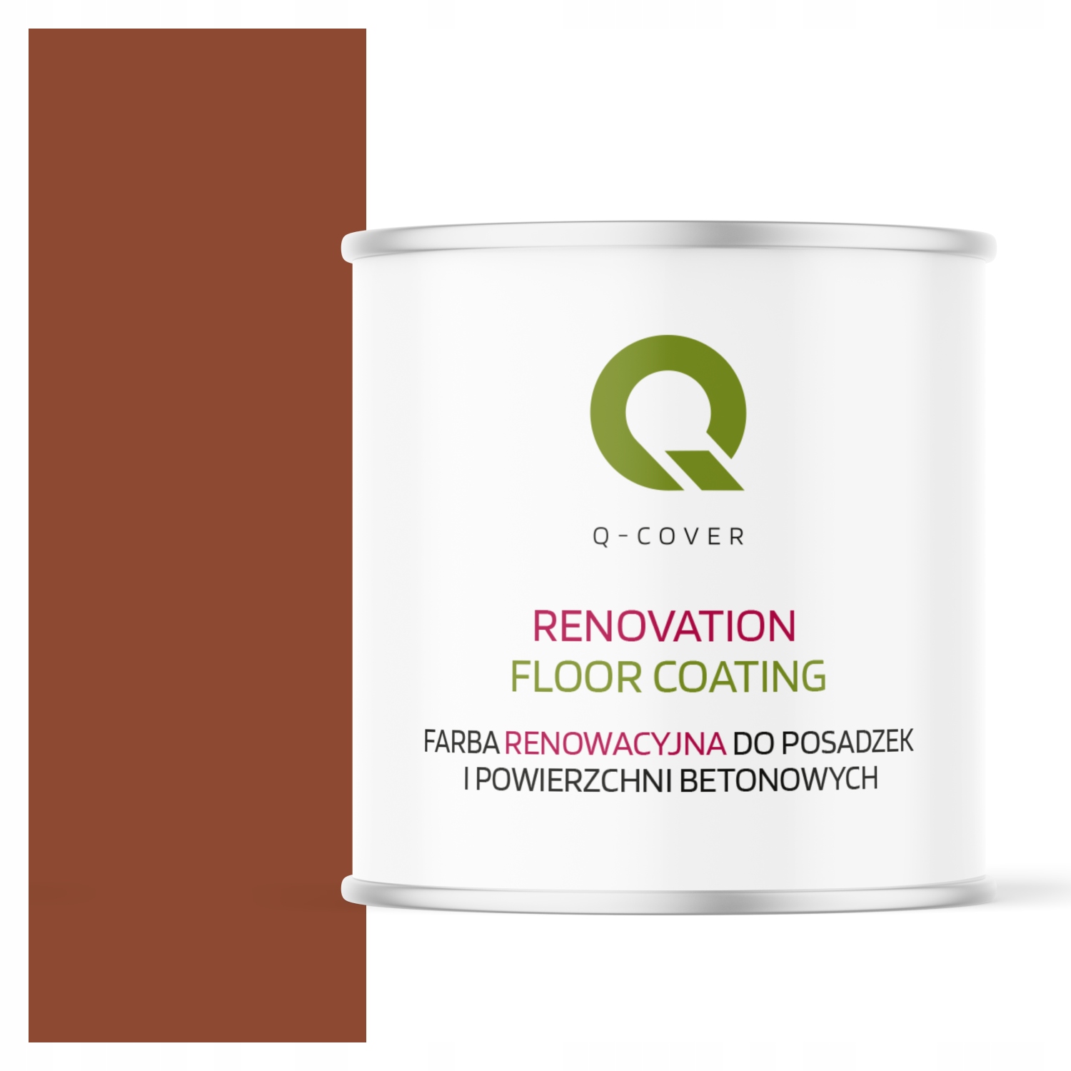 Farba Na Renováciu Betónových Podláh Garáž Tehlová Ral 8004 Lesk 2,5 L