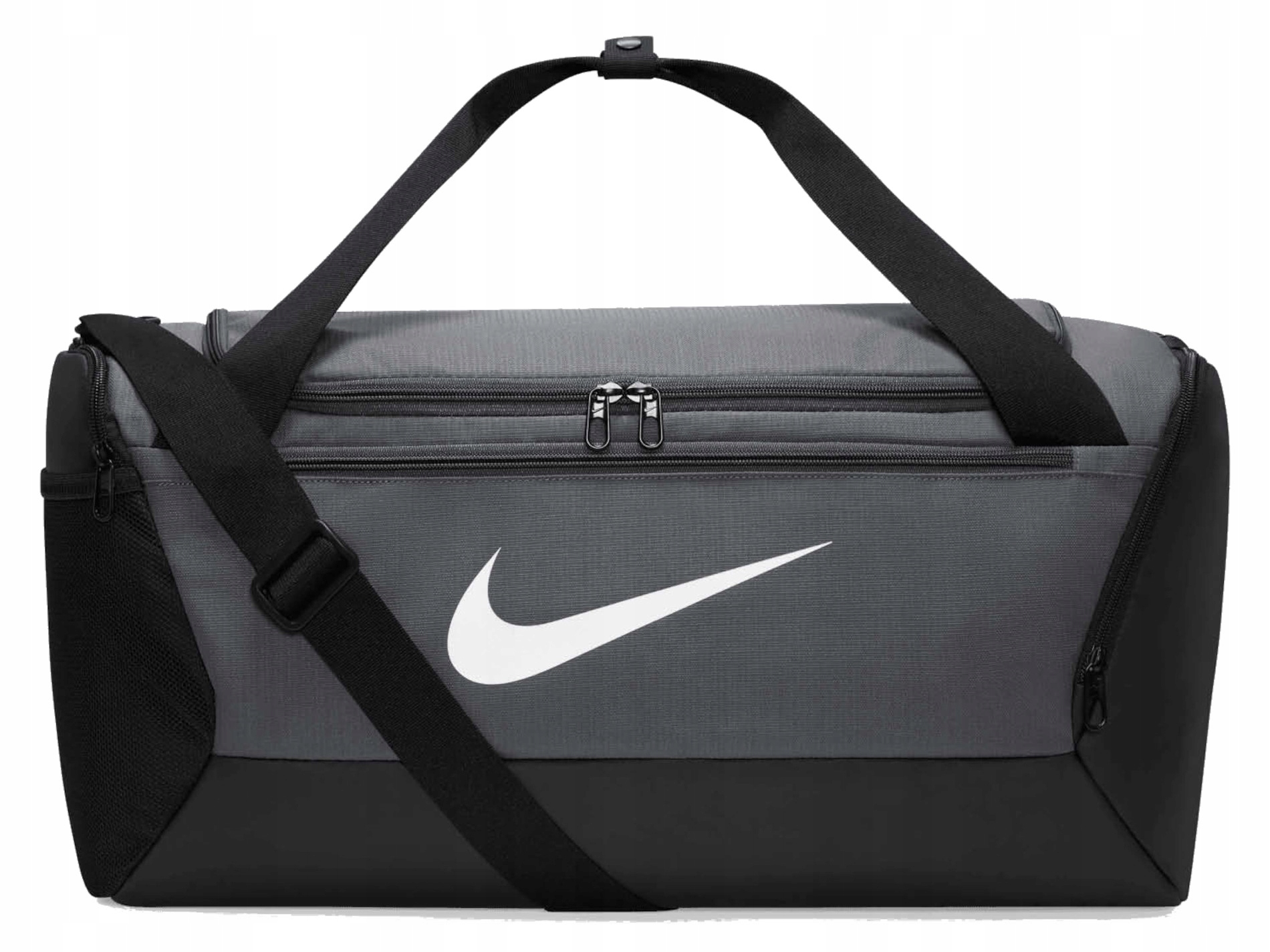 Taška Nike Brasilia DM3976-068 trénink cestovní sportovní černo-šedá 41L