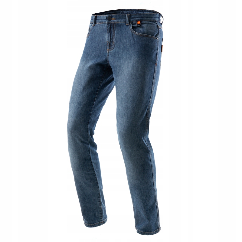 Motocyklové Džínsy Rebelhorn Bronco Washed Blue Monolayer 28/34
