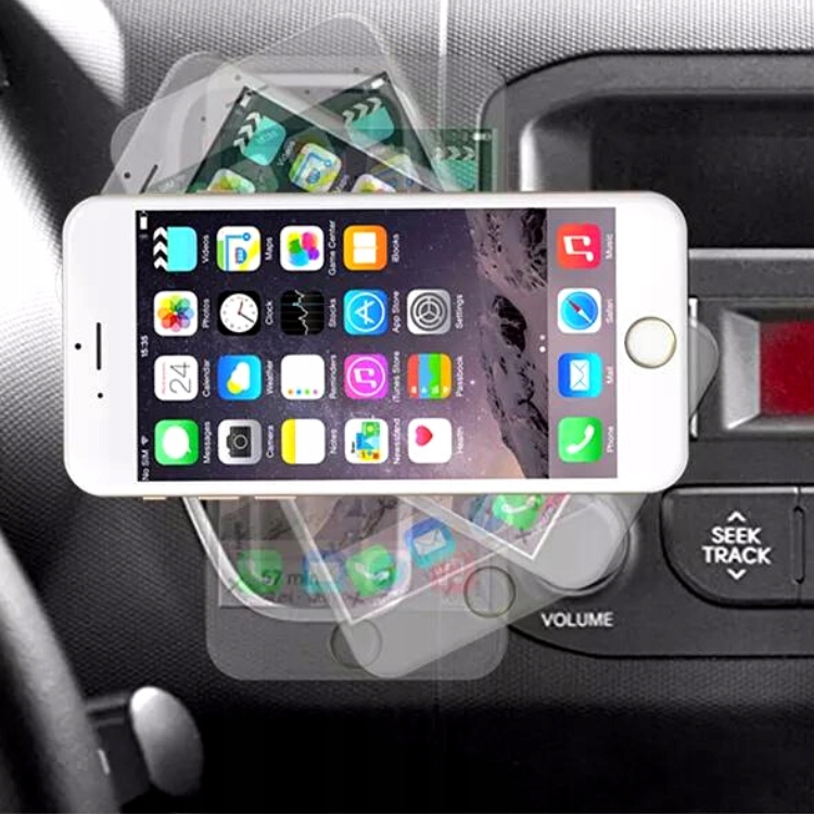 UCHWYT NA TELEFON DO KRATKI NAWIEWU + SILNY MAGNES Marka Inna