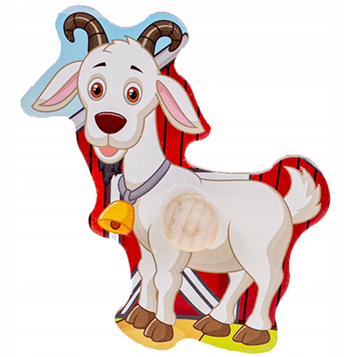 UKŁADANKA DREWNIANA FARMA Z UCHWYTAMI SMILY Marka Smily Play