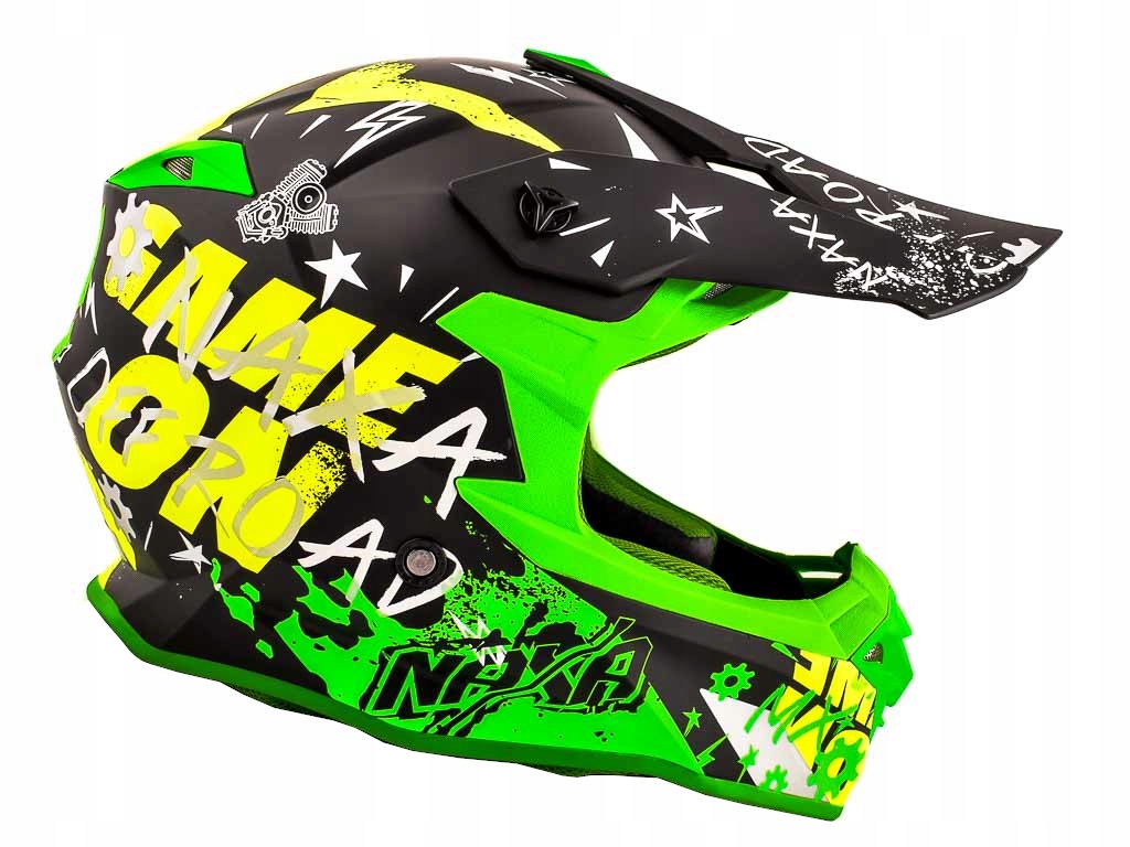 NAXA C9/N Kask Cross Enduro Quad ZIELONY MAT r.M Rodzaj lakieru matowy