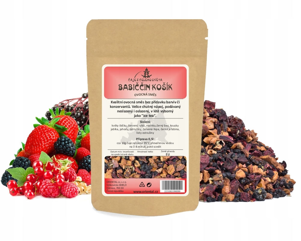 Levně Ovocný čaj Babiččin košík 1000 g