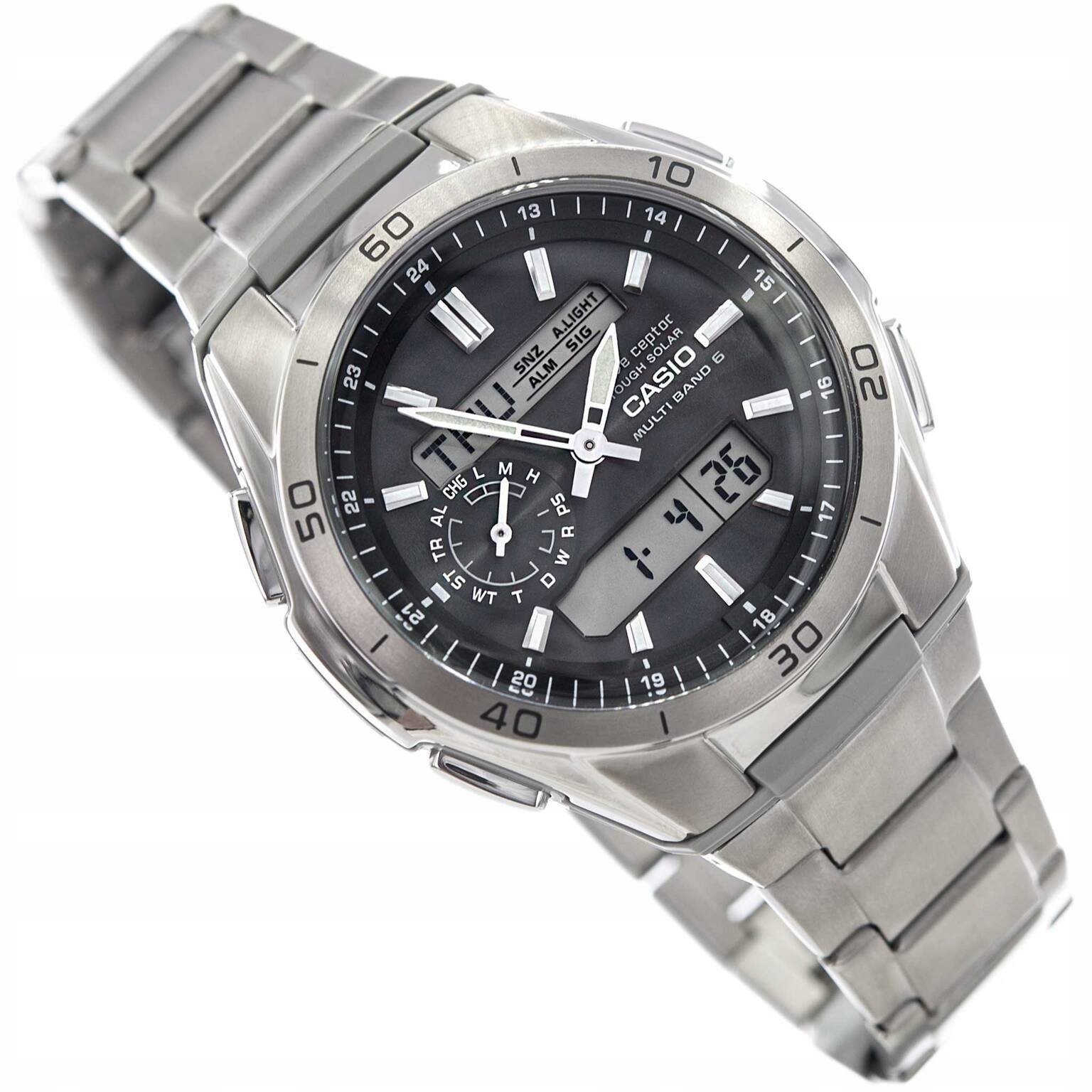 Pánské Hodinky Casio WVA-M650TD-1AER Multiband, Voděodolné Do 100M, Solární Napájení, Datumovka