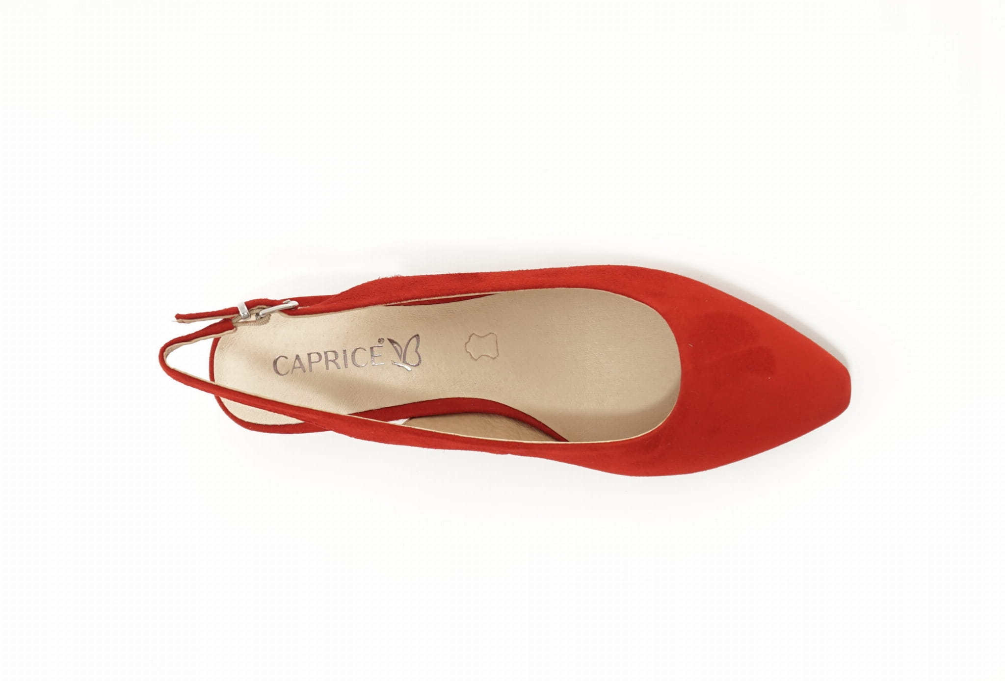 SANDAŁY CAPRICE 9-29403 24 524 RED SUEDU R36 Fason klasyczne