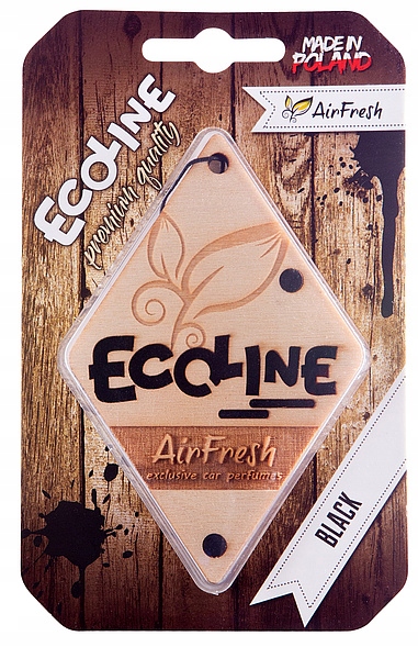 ZAWIESZKA ZAPACHOWA Z DREWNA ECOLINE ZAPACH BLACK