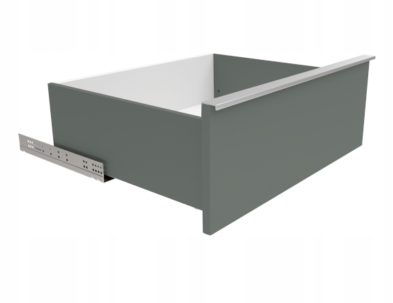 Ящик Sevroll Box тонкий 3D L-500mm высокий H-178mm графит 35 кг
