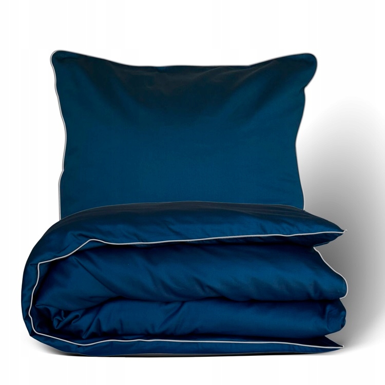 Posteľná Bielizeň s bizom 200x220 gold line 47, modrá