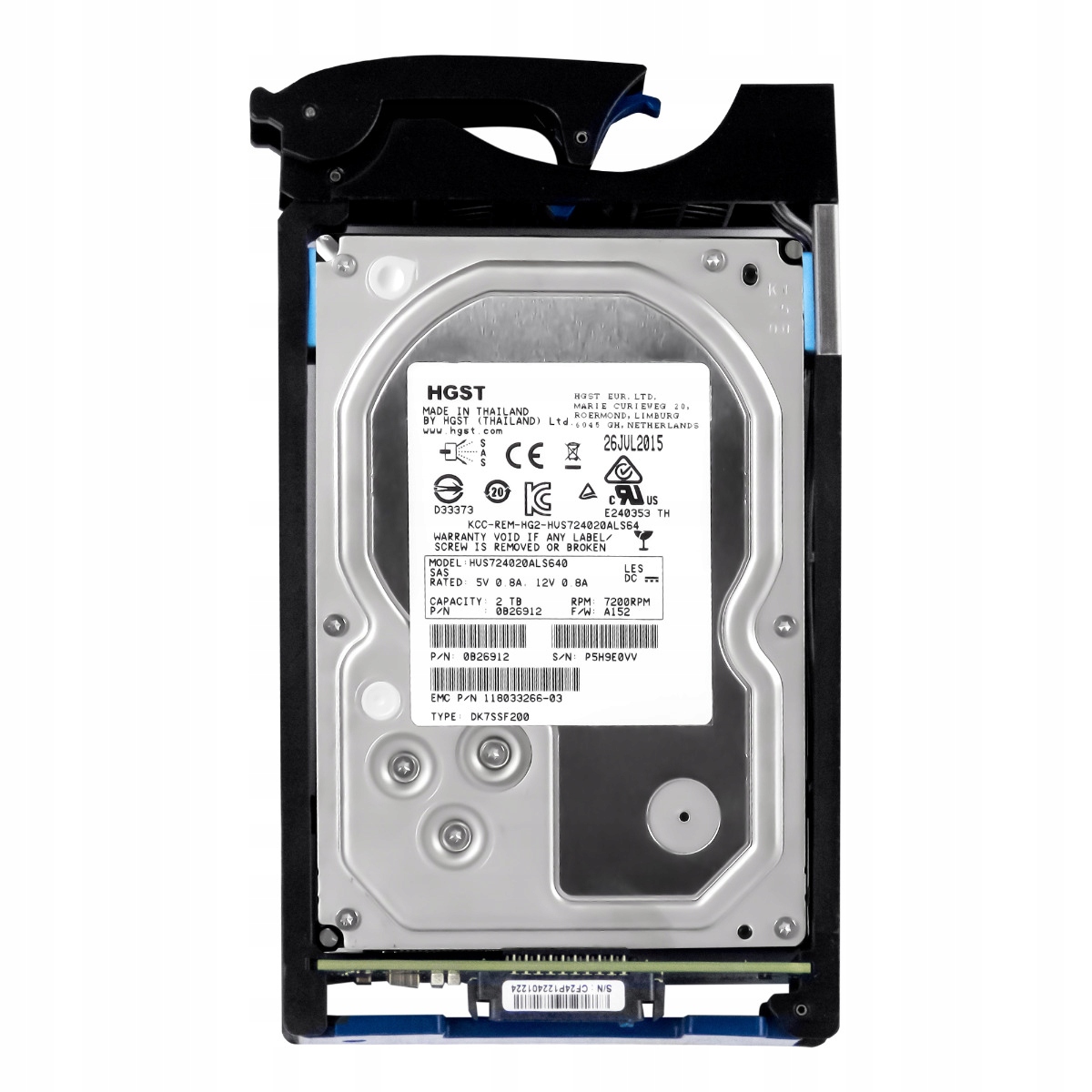 Emc 118033266-03 2TB 7.2K 64MB Fc 3.5" HUS724020ALS640