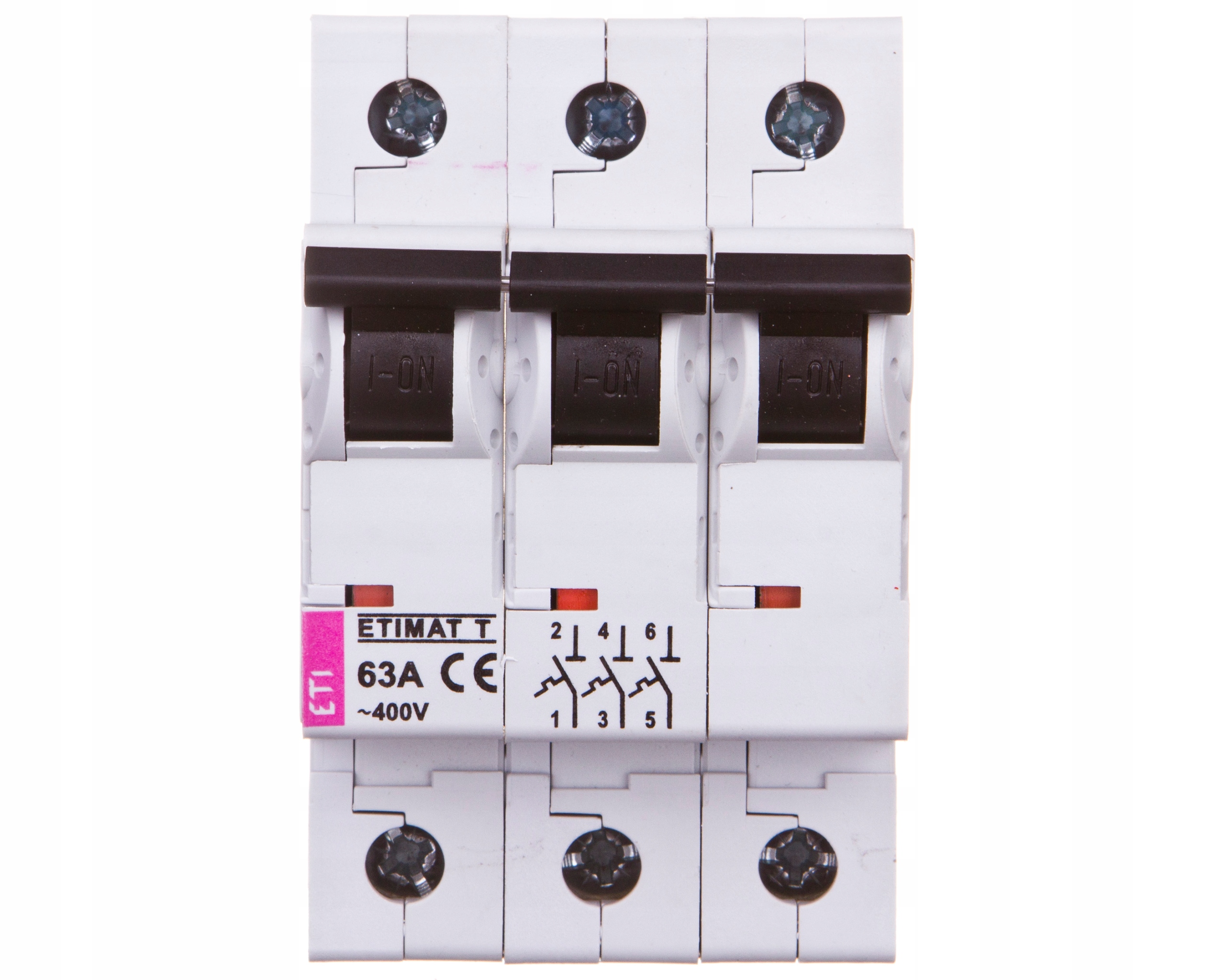 Nadproudový spínač Eti Polam 230 V IP20 63 A