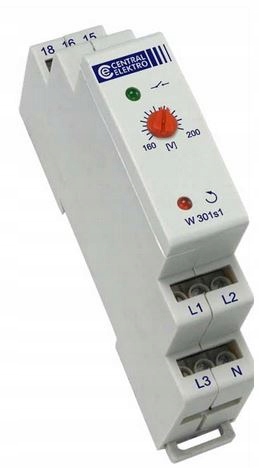 WC301S1 Snímač fázového výpadku s kontrolou pořadí fází