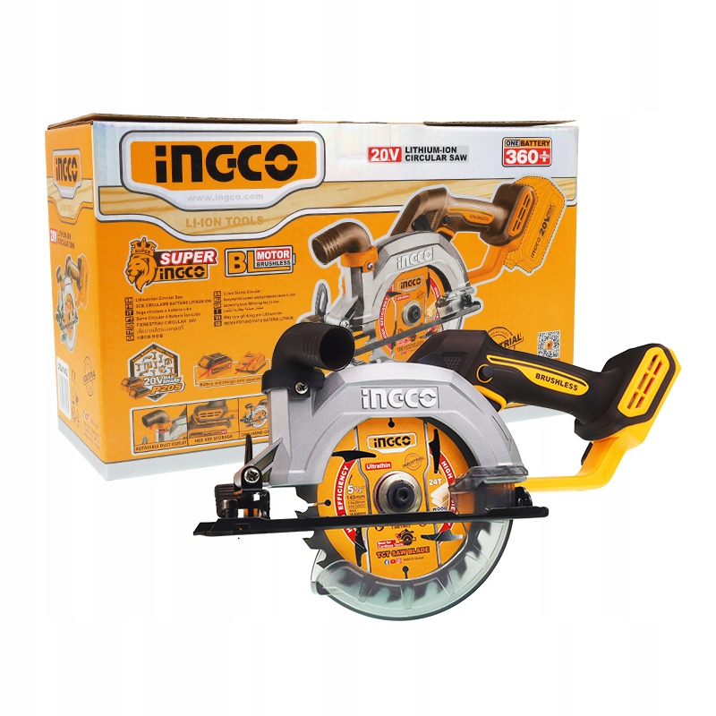 Akumulátorová kotoučová pila 140 mm, bezuhlíková, 20 V