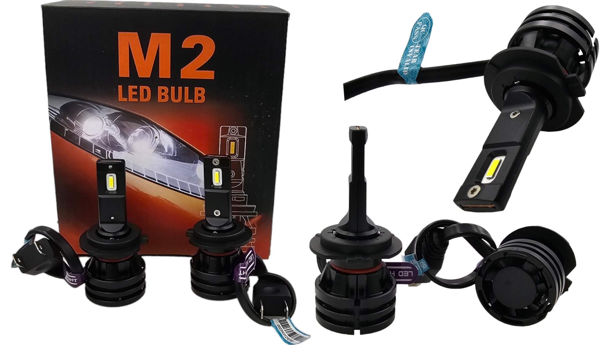 Led žárovky M2 H7 Ultra Silné Led světlo Bulb Cree Technology IP68