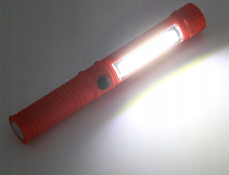 LAMPA WARSZTATOWA LATARKA MAGNES MOCNY LED COB Długość 111 cm