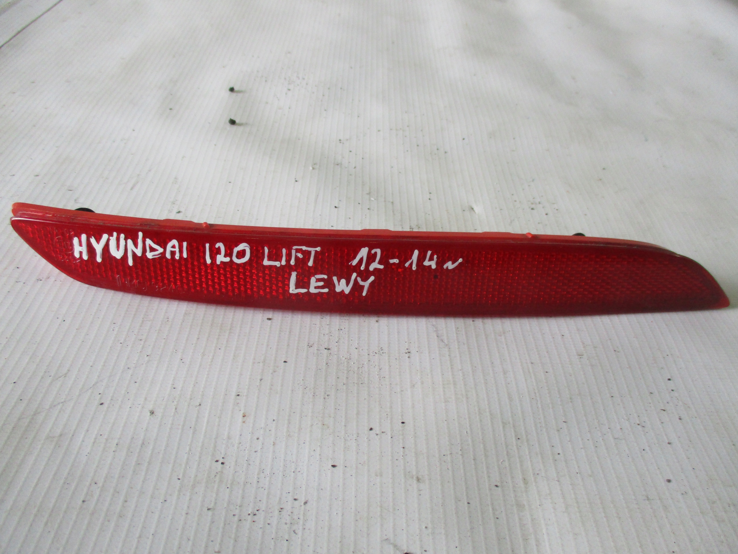 ODBLASK DER STOSSSTANGE LINKS HYUNDAI I20 LIFT 12-14R