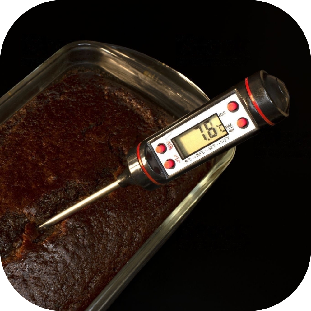 TERMOMETR SZPILKOWY ELEKTRONICZNY KUCHENNY Z SONDĄ CYFROWY DO MIĘSA WĘDLIN Kolor czarny