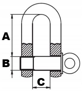 Szekla 8 mm obciążenie max 200kg Stan opakowania oryginalne