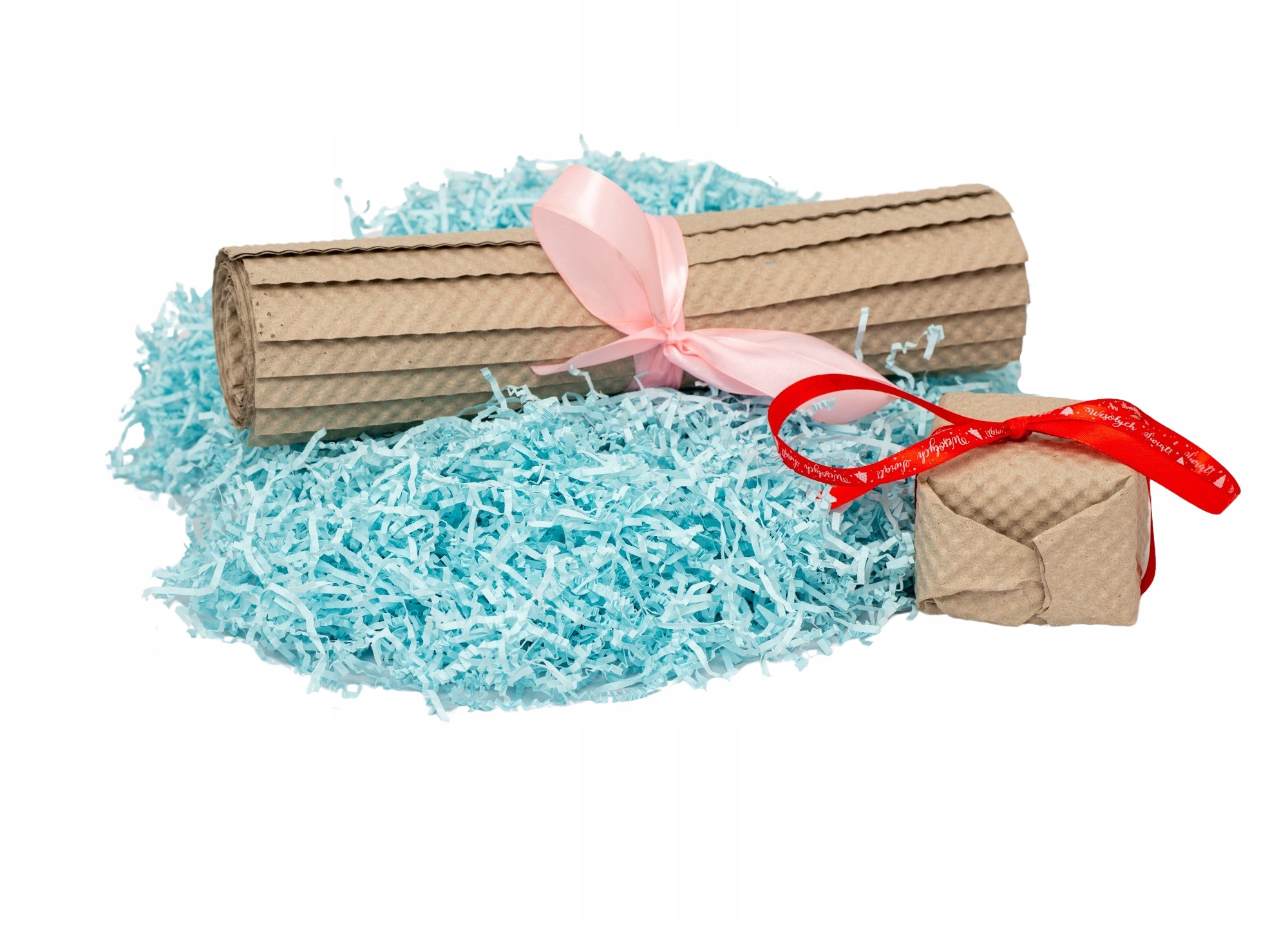 Wypełniacz papierowy Eko Jasny niebieski 1kg ozdobny prezent wiórki ozdobne Kod producenta 259332609